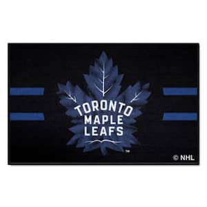 Toronto Maple Leafs Black Starter Mat Accent Rug - 19in. x 30in.