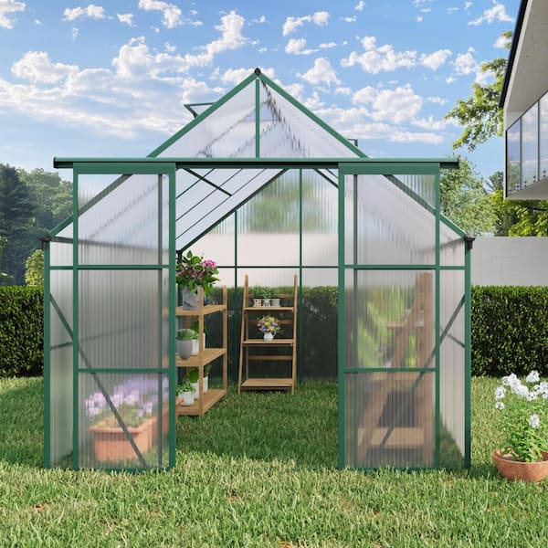 Storhaus 94 in. W x 121 in. D x 89 in. H Polycarbonate Green