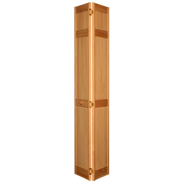 Home Fashion Technologies 30 in. x 80 in. 6-Panel Maple PVC Composite Interior Bi-fold Door