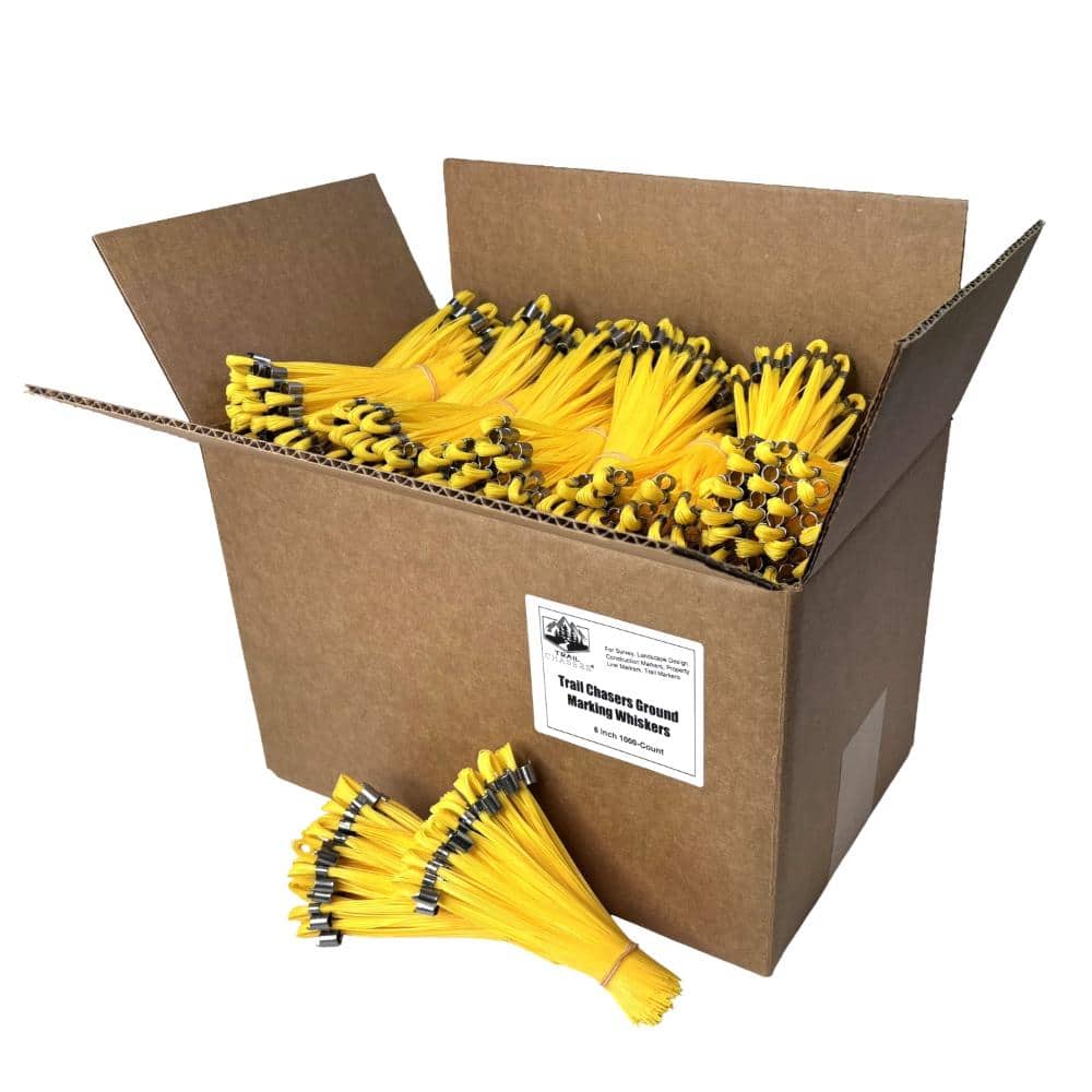 Yellow 6 in. Marking Flags - (Whiskers), 1000-Pack price history on PriceWatchPro