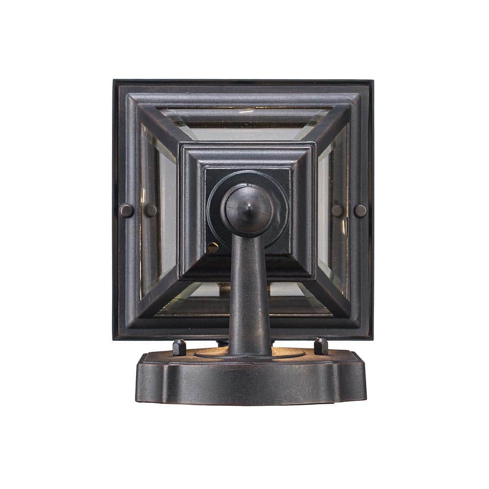Argyle Rustic Metal 16.75" Outdoor Wall Sconce with Clear Glass