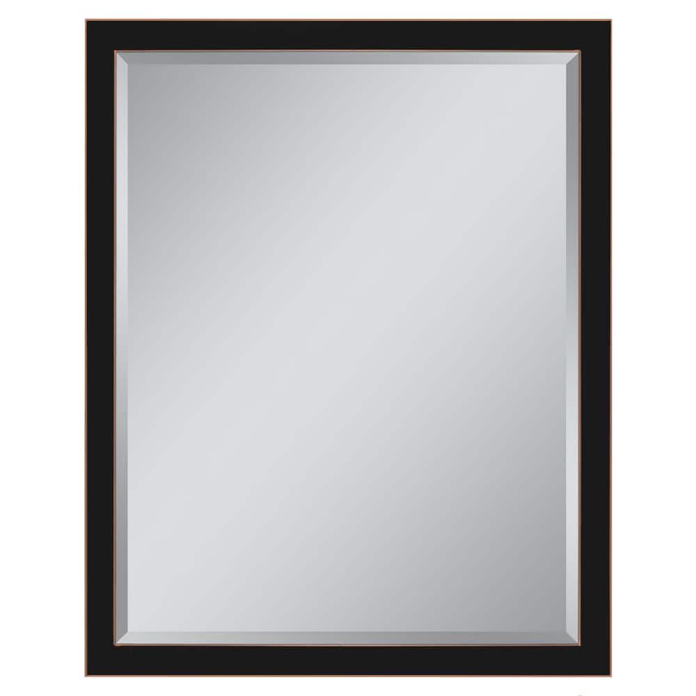 Elegant Bronze Rectangular Bathroom Vanity Mirror