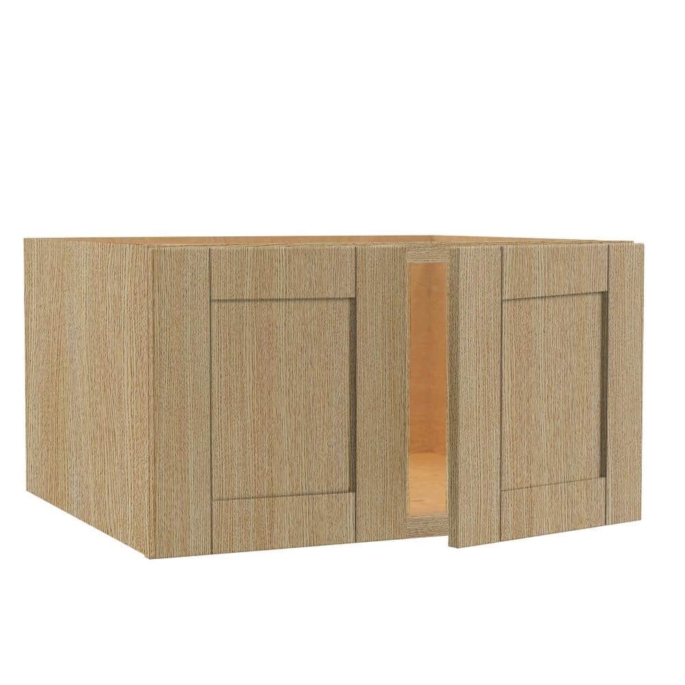 Washington 24 in. W x 12 in. D x 36 in. H Assembled Plywood Wall Blind Kitc