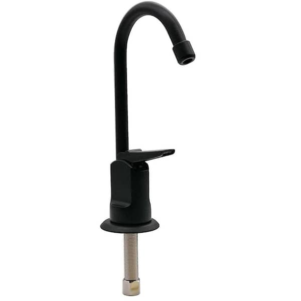 Westbrass Single-Handle Instant Cold Water Dispenser Faucet in Matte Black