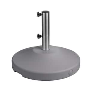 US Weight 80 lbs. Free Standing Umbrella Base in Grey