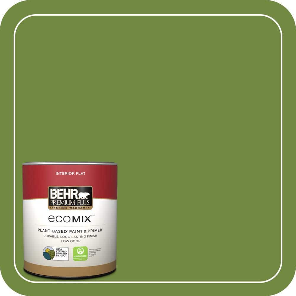 1 qt. #MQ4-44 Green Dynasty Flat EcoMix Plant-Based Interior Paint & Primer price history on PriceWatchPro