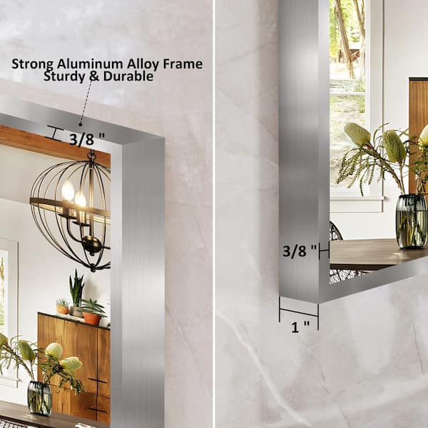 QuivaraView 55 in. W x 36 in. H Aluminum Framed Rectangular