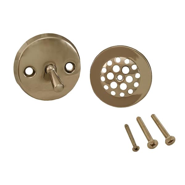 Trip Lever Tub Overflow Plate, Brushed Nickel