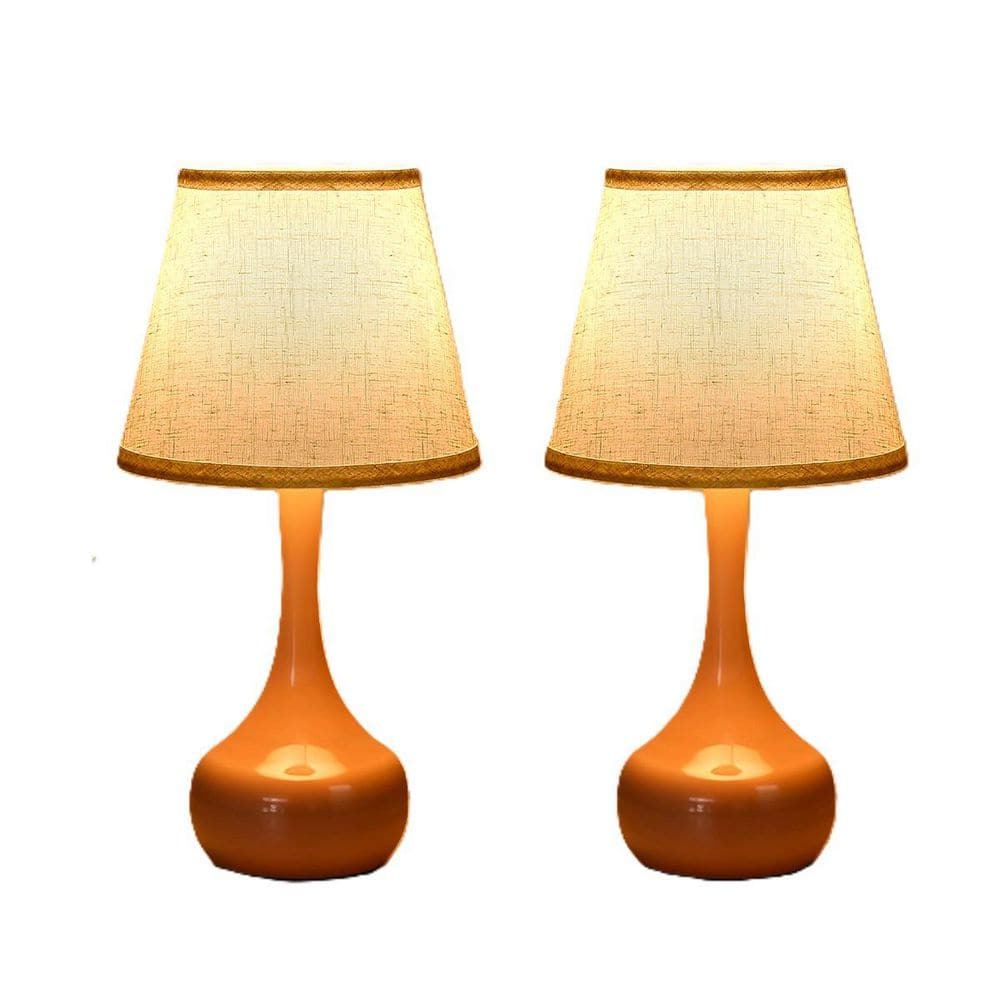 Taoi Fxio 16.60 in. Pink 3-Level Dimming Small Table Lamp for