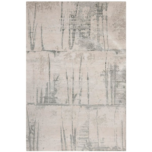 Tibetan 6 ft. x 9 ft. Granite Abstract Area Rug