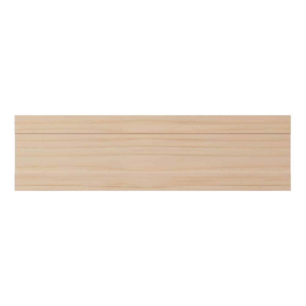 Natural Alder Wood Chair Rail Molding 96"