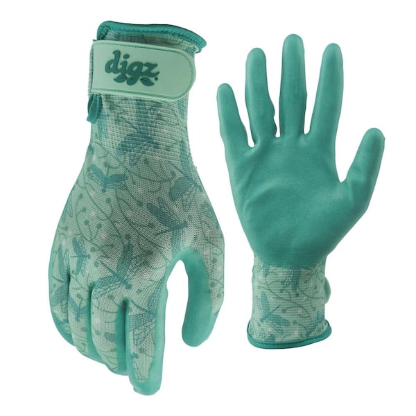 Digz Women's Large Adjustable Wrist Grip Gloves 79877-014 - The Home Depot