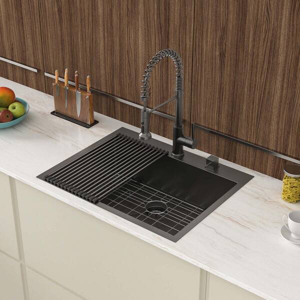 Cannon Stainless Steel Single Workstation Kitchen Sink with