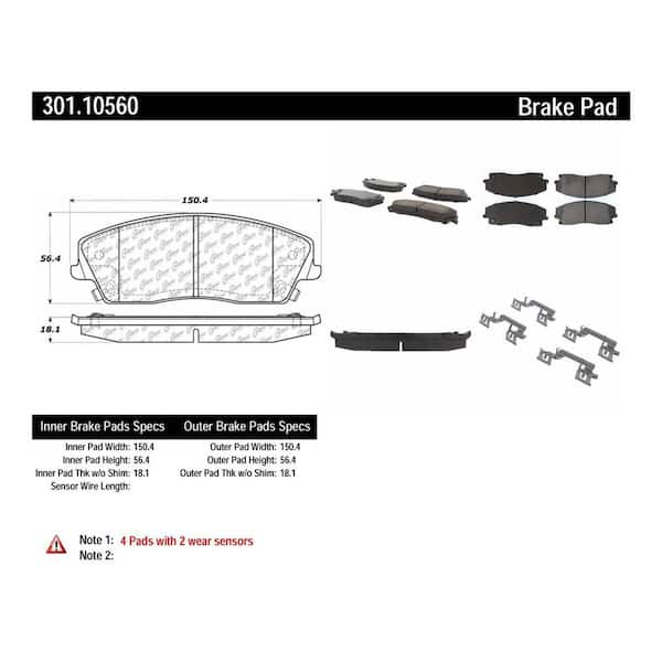 Centric Parts Disc Brake Pad Set