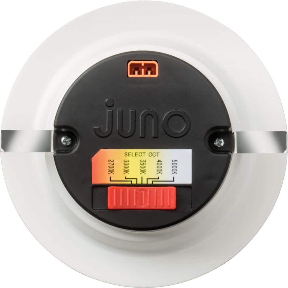 E-Series 4" Switchable White LED Downlight in Brushed Nickel