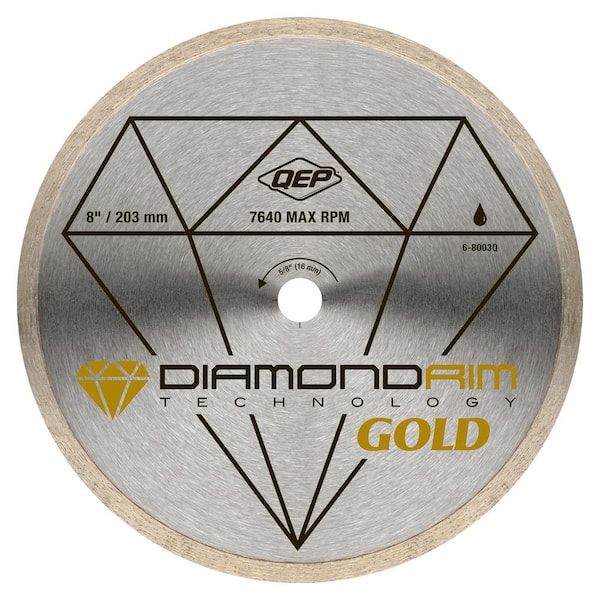 QEP 8 in. Premium Diamond Blade for Wet Cutting Porcelain and Ceramic Tile
