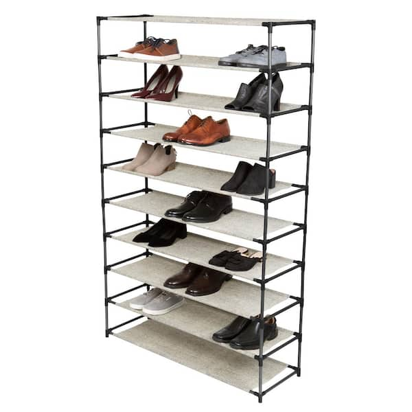 Simplify 10 Tier 50 Pair Shoe Rack