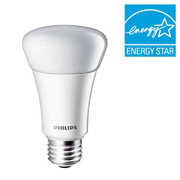 Philips 40W Equivalent Soft White (2700K) A19 LED Light Bulb (E)* (2-Pack)