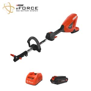 eFORCE 56V Brushless Cordless Battery Attachment Capable PAS Power Head with 2.5Ah Battery and Charger