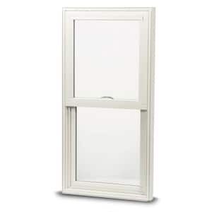32 in. x 50 in. 100 Series White Single Hung Insert Replacement Composite Window with Low-E Glass, White Int & Hardware