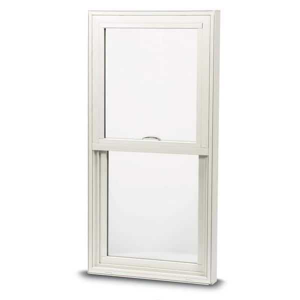 Andersen 32 in. x 50 in. 100 Series White Single Hung Insert Replacement Composite Window with Low-E Glass, White Int & Hardware