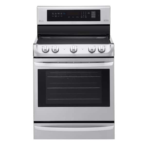 LG 6.3 cu. ft. Electric Range with ProBake Convection Oven in Stainless Steel