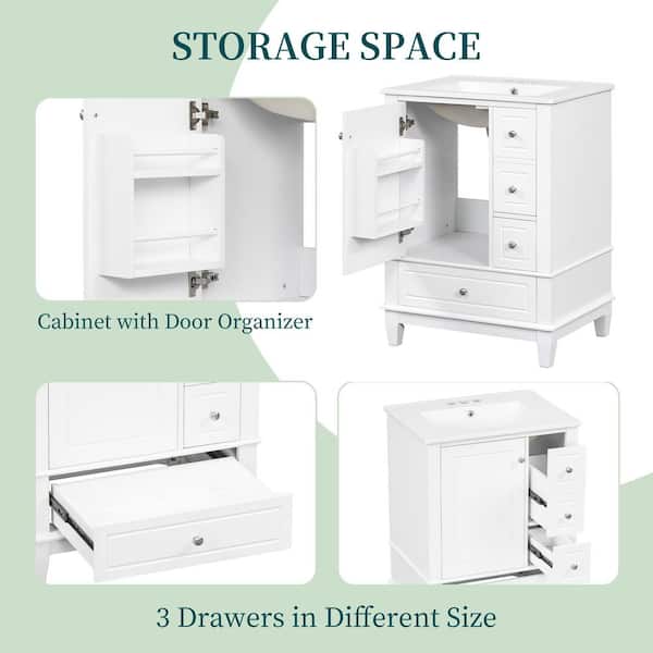 Have a question about Virubi 24 in. W Single Sink Bath Vanity in