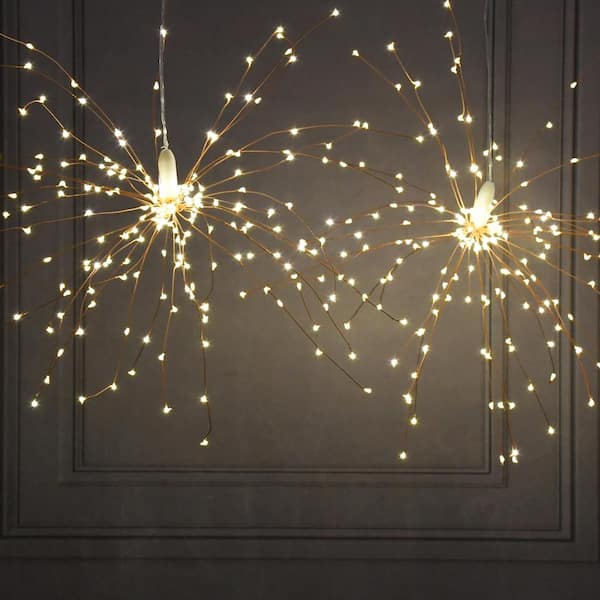 Star Window Lights, Battery Operated 36LED 5 Stars Christmas Curtain L