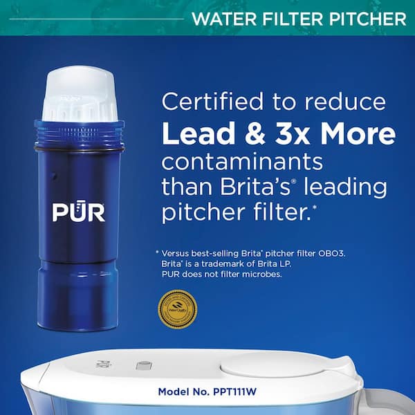 PUR Ultimate Pitcher Filtration System with Lead Reduction