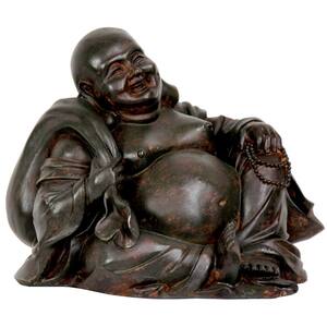 5 in. Sitting Happy Buddha Decorative Statue