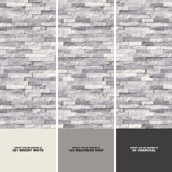 MSI - Alaska Gray Split Face 12 in. x 12 in. x 10 mm Textured Marble Mosaic Tile (10 sq. ft./case)