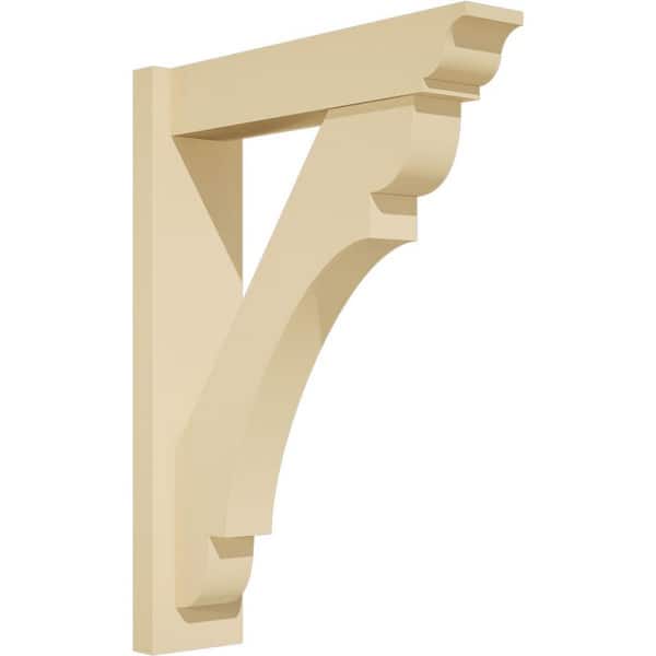 Ekena Millwork Olympic 5 in. W x 26 in. H x 20 in. D Signature Urethane Polyurethane Outlooker with Traditional Ends