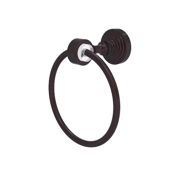 Allied Brass Pacific Grove Wall Mounted Towel Ring in Antique Bronze