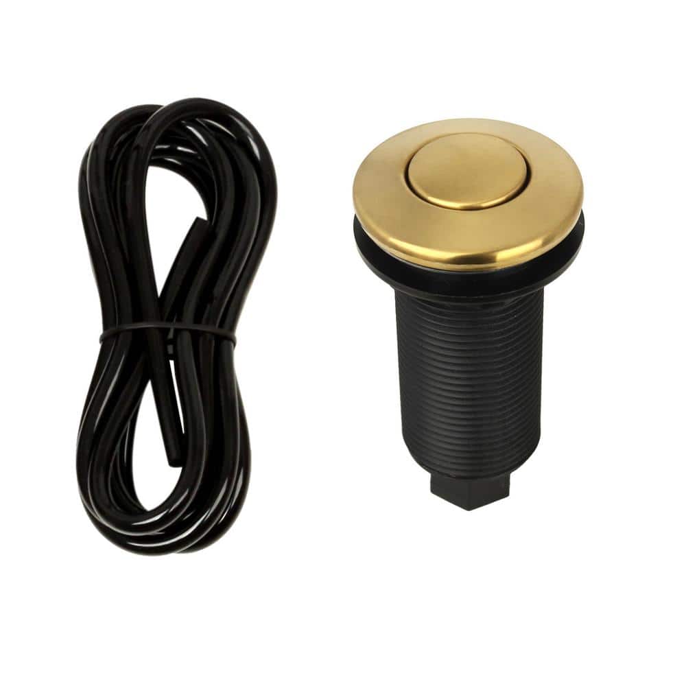 Akicon Brushed Gold Garbage Disposal Air Switch with Air Hose AK79001-BTG  The Home Depot