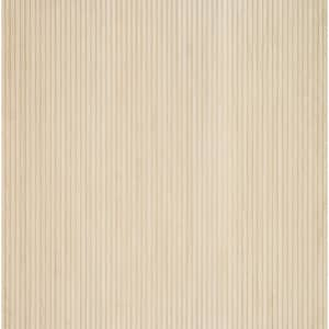 Urban Bamboo Blonde 16 in. x 48 in. Matte Ceramic Fluted Wall Tile (15.51 sq. ft./Case)