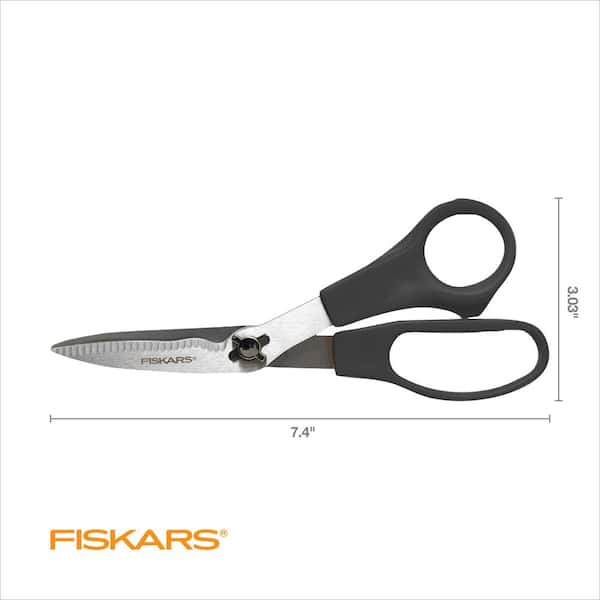 Fiskars Performance Titanium Coated Softgrip Scissors Pack, 7 and