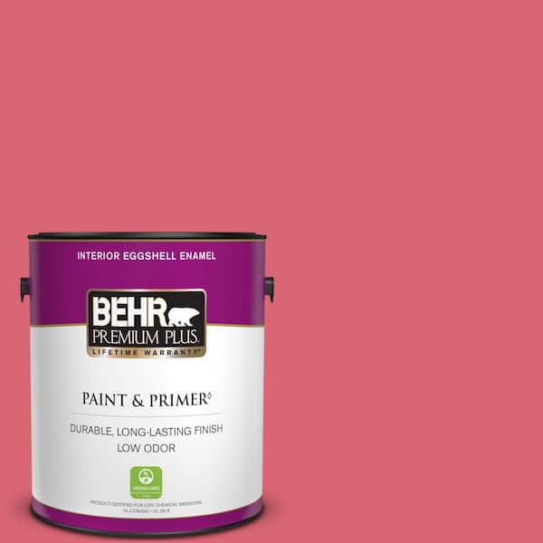 BEHR PREMIUM PLUS 1 gal. #P150-5 Kiss and Tell Eggshell Enamel Low Odor Interior Paint & Primer