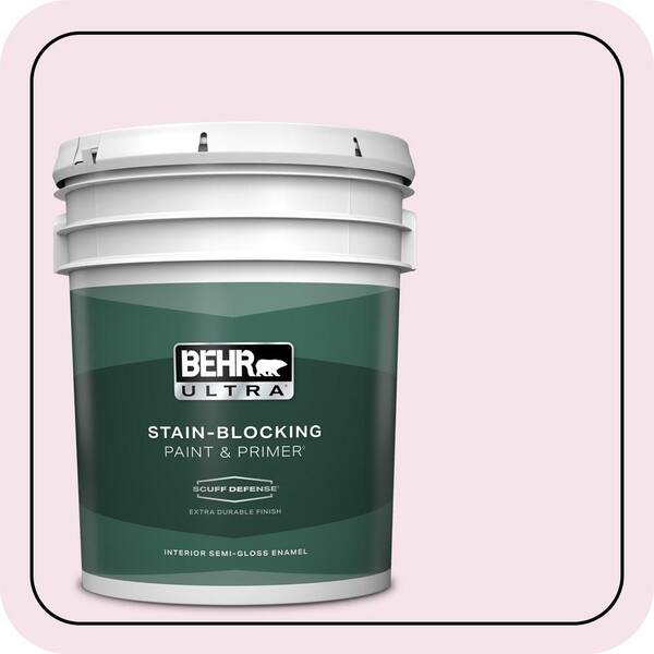 BEHR ULTRA 5 gal. #690A-1 Zephyr Extra Durable Semi-Gloss Enamel Interior Paint & Primer