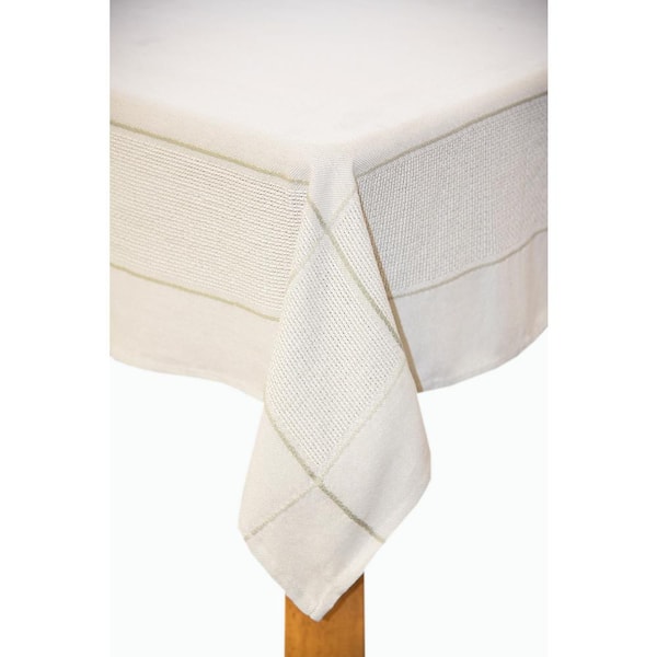 Carlisle 60X120 65%Poly 35%Cotton Tablecloth Silver