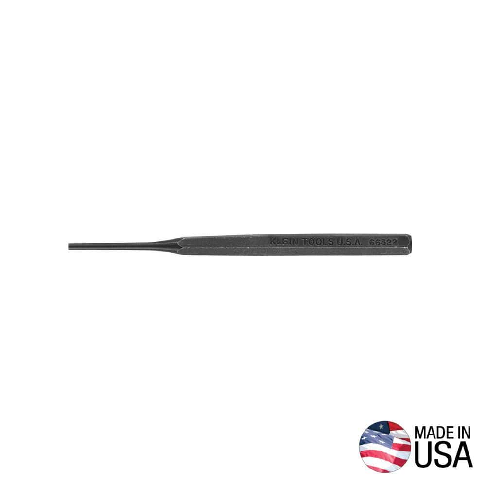 KLEIN TOOLS Pin Punch, 1/8-Inch Point Diameter, 5-Inch (66322)