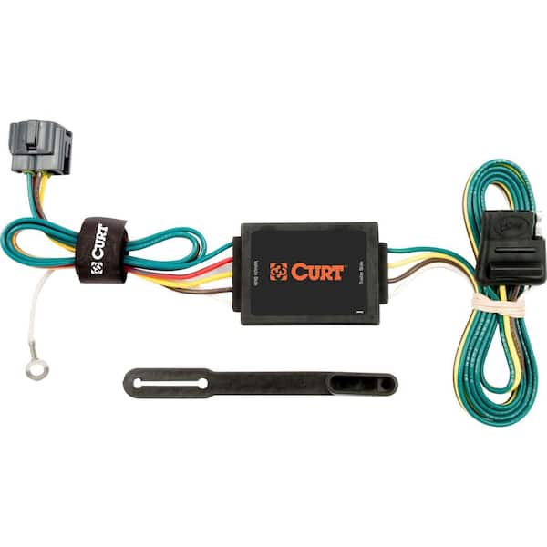 CURT Custom Vehicle-Trailer Wiring Harness, 4-Flat, Select Kia Sportage, OEM Tow Package Required, Quick T-Connector