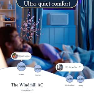 12,000 BTU (DOE) 9X QUIETER 33% More Efficient 115-Volt Inverter Window Air Conditioner with Easy Install and App