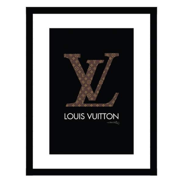 VENICE BEACH Collections Fashion Designer Bold Logo by Fairchild Paris 1-Piece Framed Graphic Print Abstract Poster Art Print 18 in. x 14 in.