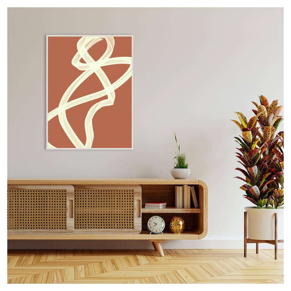 Modern Abstract Beaded Framed Canvas Wall Art, 32 x 42