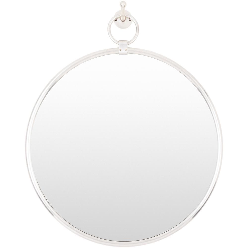 Zara 27 in. x 23 in. Silver Framed Decorative Mirror S00161045208 The