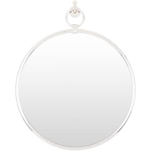 Zara 27 in. x 23 in. Silver Framed Decorative Mirror