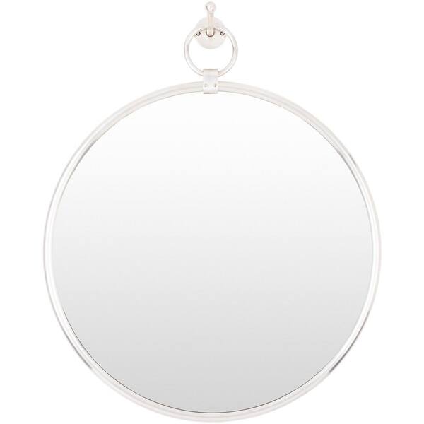 Unbranded Zara 27 in. x 23 in. Silver Framed Decorative Mirror