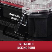 Husky Build-Out Modular Tool Storage 6-Compartment Deep Organizer HKY22846ST
