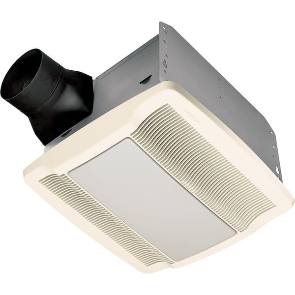 Broan-NuTone QT Series Very Quiet 80 CFM Ceiling Exhaust Bath Fan with Light and Night Light