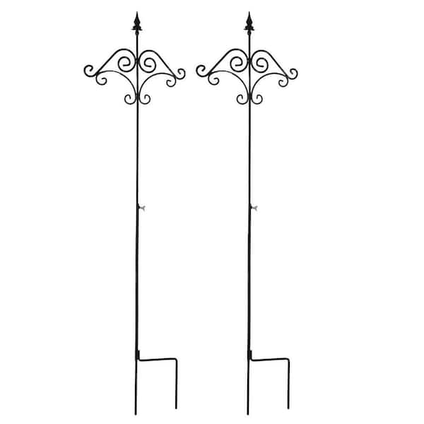 Ashman Online 91 in. Ashman Metal Shepherds Hook KD 2 Sided Large Design (2-Pack)